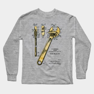 Adjustable Spanner - US Patent Application Long Sleeve T-Shirt